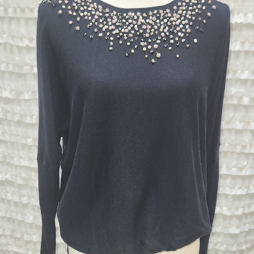 Anthropologie Sleeping On Snow Retro Sweater, Medium
